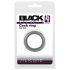 Black Velvet - Dickring, robust, 3,2 cm, schwarz