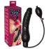 You2Toys - Aufblasbarer Latex-Dildo, schwarz