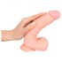 Medical - gerader Silikondildo (20cm) - natur