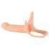 You2Toys - Großer, hohler Strap-on Dildo - Natur