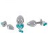 You2Toys - Anal-Plug Set mit Leine (Silber)