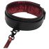 Fifty Shades: Halsband mit Leine (schwarz-rot)