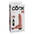 King Cock 8" - Lebensechter Spritzdildo (20cm) - Natur