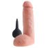 King Cock 8" - Lebensechter Spritzdildo (20cm) - Natur