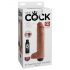 King Cock 10 - Natürlicher Spritzdildo (25 cm)