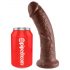 King Cock Dildo 20cm - Braun