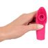 SMILE Licking - Luftwellen-Finger-Vibrator mit Zunge (pink)