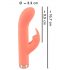 You2Toys Peachy! Mini-Rabbit - Akku Rabbit-Vibrator (Pfirsich)