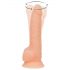 Naked Addiction Rotating 8 - Rotierender Vibrator (20cm) - Natur