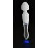 Liaison-Zauberstab: Silikon-Glas LED Vibrator (transparent)