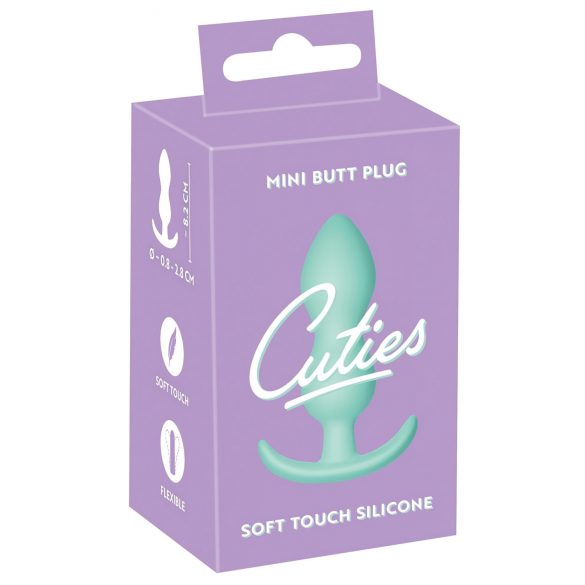 Cuties Mini Analplug - Silikon Buttplug - Minze (2,3 cm)