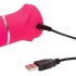 Happyrabbit Thrusting - Wiederaufladbarer Vibrator mit Klitorisarm (pink)