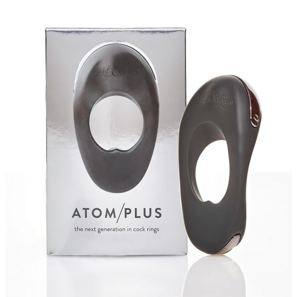 Atom Plus - Doppelmotor Penisring, Schwarz