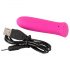 SMILE Power Bullet - Kraftstarker Mini-Vibrator, wiederaufladbar (Pink)