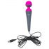 PalmPower Wand - Vibrierender Massagierer mit Powerbank (pink-grau)