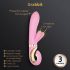 G-Vibe GRabbit - Wiederaufladbarer G-Punkt-Vibrator mit 3 Motoren (pink)