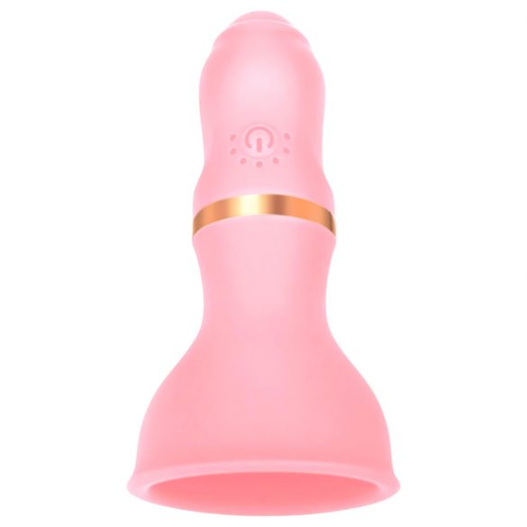 Sunfo - Wiederaufladbarer vibrierender Nippelstimulator (pink)