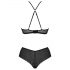 Passion Eco Kerria - Spitzen-Bikini-Set (Schwarz)