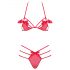 Obsessive Giftella - Rote Schleifen-Dessous-Set