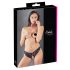 Cottelli - Offene Spitzen-Damenpanty mit Schleife (Schwarz) - M