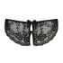 Cottelli - Offene Spitzen-Damenpanty mit Schleife (Schwarz) - XL