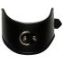 Bad Kitty - Halsband in Lederoptik mit Ring (schwarz)