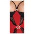 Cottelli - Rotes Hebe-Top-Set mit Spitzenbesatz