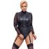 Cottelli Bondage Plus Size - Body mit Spitzenärmeln (Schwarz) - 3XL