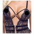 Cottelli - Offener, Riemchen-Body (Schwarz) - M