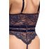 Cottelli - Offener, Riemchen-Body (Schwarz) - M