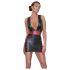 Cottelli Party - Eng anliegendes Streifenkleid (schwarz-rot) - M