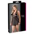 Cottelli Plus Size - Luftiges Babydoll aus Spitze (Schwarz)