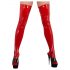 Latex Strumpfhose Damen (rot)