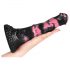 Bad Horse - Silikon-Dildo 18cm (schwarz-pink)