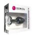 Dorcel Geisha Plug Diamond M - Anal Plug mit weißem Stein (schwarz)