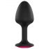 Dorcel Geisha Plug Ruby XL – Analplug mit rosa Stein (schwarz)