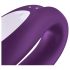 Satisfyer Double Joy - smarter, wasserdichter Paar-Vibrator (Lila)