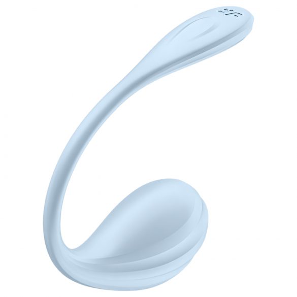 Satisfyer Smooth Petal - Smartes Vibroei (Blau)