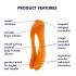 Satisfyer Candy Cane - Wasserdichter Akku Doppelvibrator (Orange)