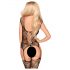 Penthouse Love Bud - Spitzen-Netz-Set offen (schwarz) - XL