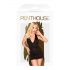 Penthouse Erdbeben - Neckholder-Kleid & String (schwarz)