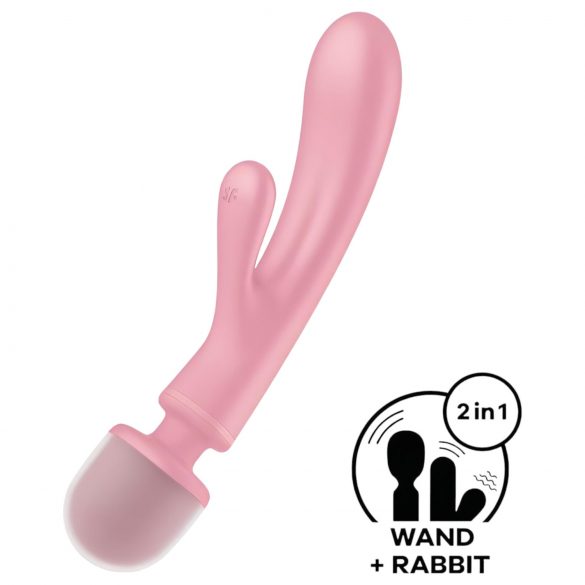 Satisfyer Triple Lover - G-Punkt- & Massagestab Vibrator (Pink)