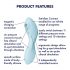 Satisfyer Curvy Trinity 5+ - Intelligenter 2in1 Vibrator (Blau)