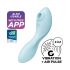 Satisfyer Curvy Trinity 5+ - Intelligenter 2in1 Vibrator (Blau)