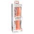 Dillio Wild Thing - Gerippter Dildo (19 cm) - Orange