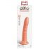 Dillio Wild Thing - Gerippter Dildo (19 cm) - Orange