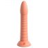 Dillio Wild Thing - Gerippter Dildo (19 cm) - Orange