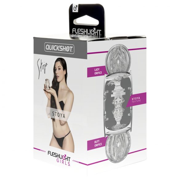 Fleshlight Quickshot Stoya - Reisemasturbator (transparent)