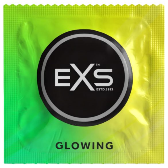 EXS Glow - Leuchtendes Kondom (3 Stk)