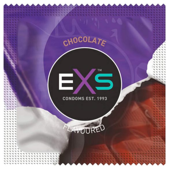 EXS Hot Chocolate - Schokogeschmack Kondome - Schwarz (100 Stück)